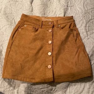 soft brown skirt